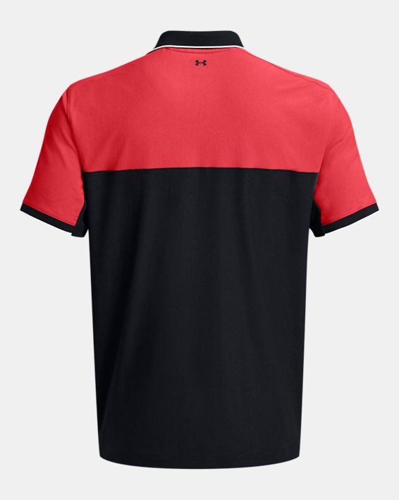 Polo UA Tour Tips Blocked pour homme, Red, pdpMainDesktop image number 3